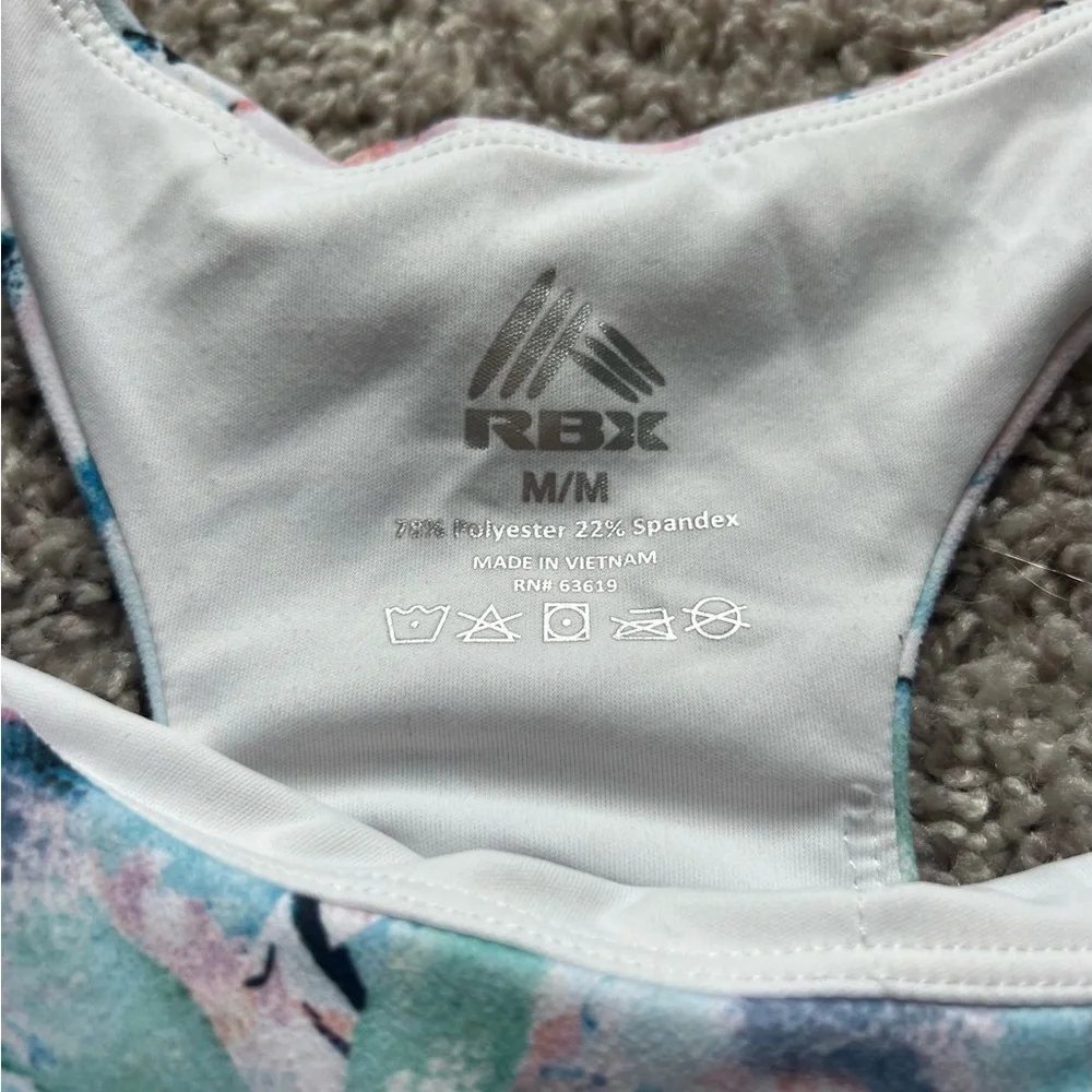 Floral Racerback Tank Top - Picture 2 of 2